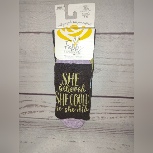 SALE!! World's Softest Socks Febb's Boutique Socks - Picture 2 of 5